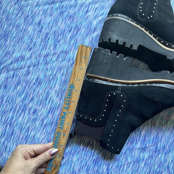 Dolce Vita Huey Studded Pull-On Suede Platform Bootie US 10 - Picture 11 of 11